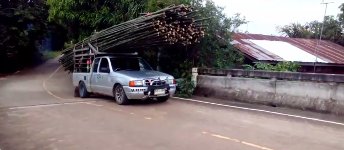 Bambus Pickup Transport