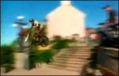 Ungewollter Bike Stunt