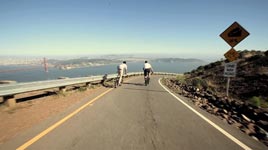 Bombing Hills,  San Francisco Bay, Bike, USA
