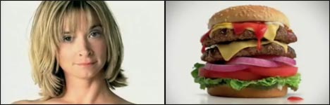 Hamburger, witziges, lustiges Video