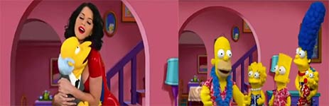 Kate Perry meets The Simpsons
