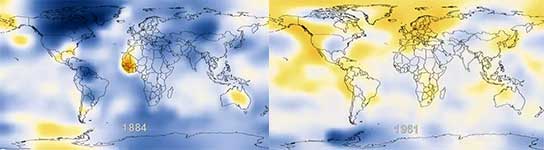 globale Erderwärmung, Illustration