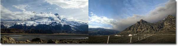 Eyjafjallajökull, Vulkan, Bilder
