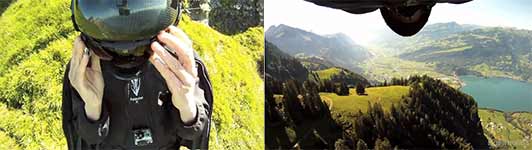 Jeb Corliss - Flying The Crack, Wingsuit, GoPro Kamera