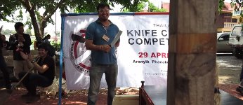 Knife Cutting Competition in Thailand