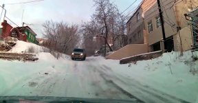 Russian winter drifting