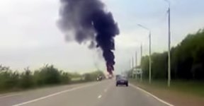 Explosion Russland Straßenverkehr
