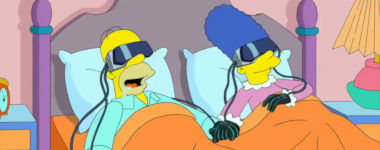 Simpsons Apple Vision Pro