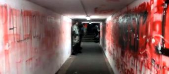 Spielertunnel Roter Stern Belgrad