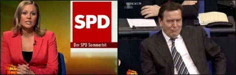 Partei, CDU, SPD, Kanzler Schröder Superstar