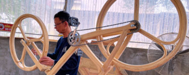Fahrrad Holz Herstellung