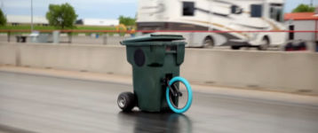schnellste Mülltonne der Welt